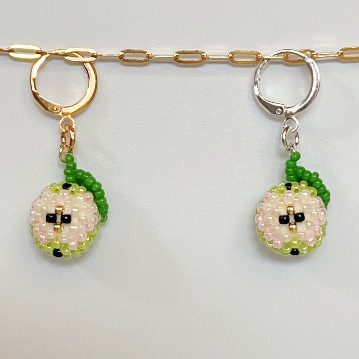 Green Apple Earrings